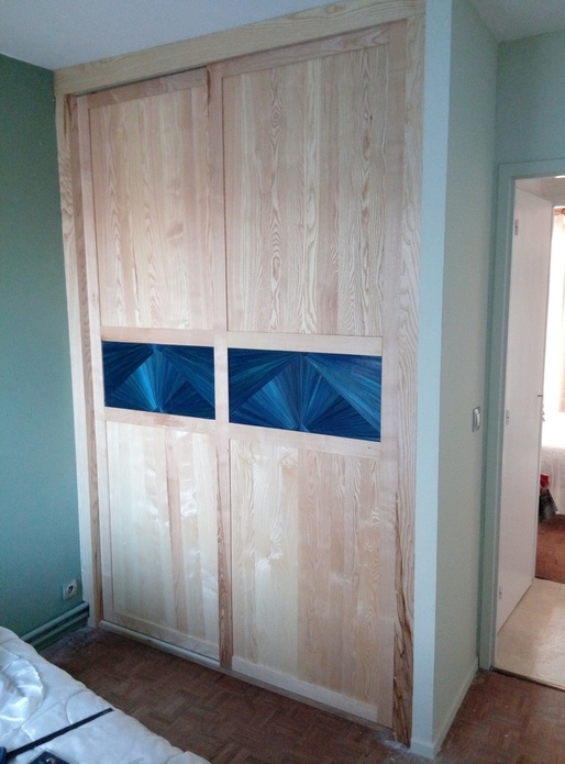 Portes coulissantes en frêne