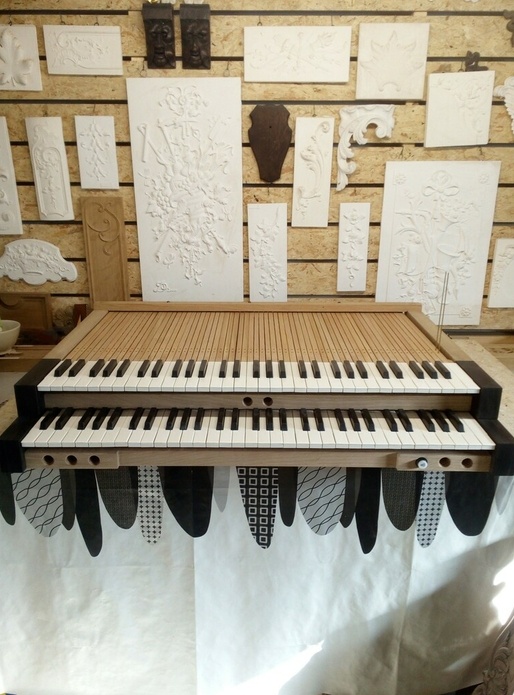 Claviers d'orgue.