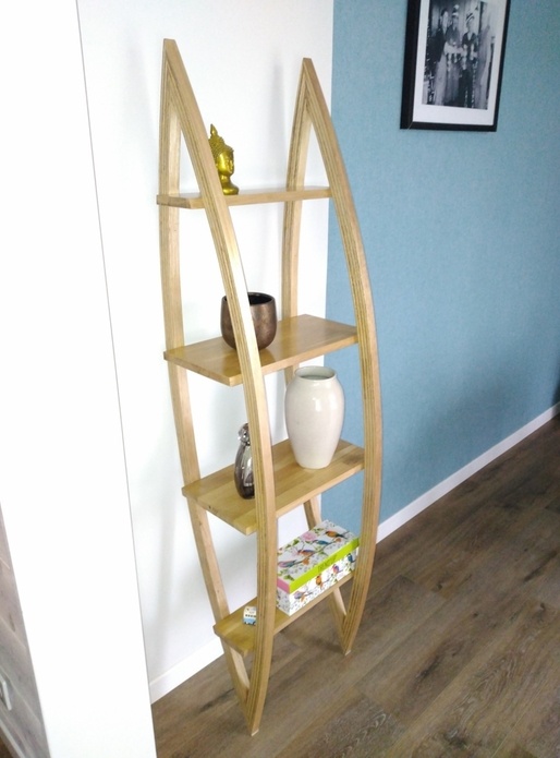 Étagère Lamellé-collé cintré .