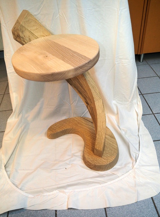Table de canapé courbe