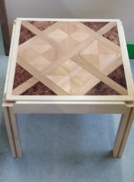 Table basse plateau réversible