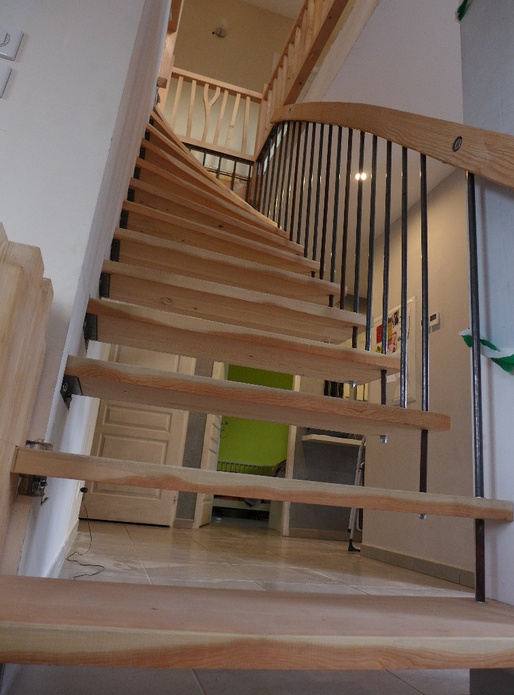 Un escalier balancé peu commun