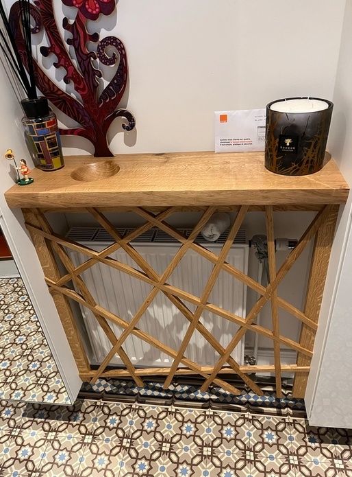 Console en chêne