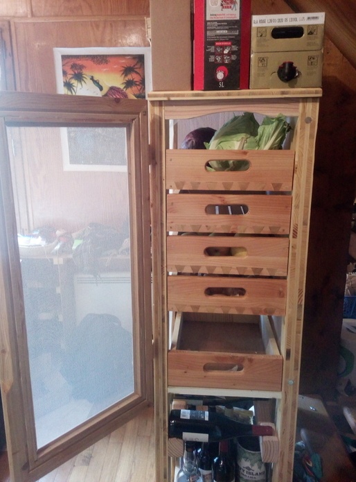 Legumier/porte bouteilles toutenrecup