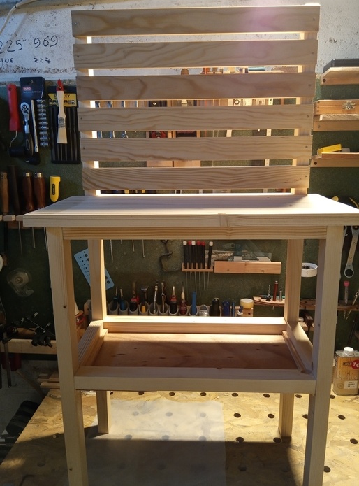 Petit établi pour une petite pépette