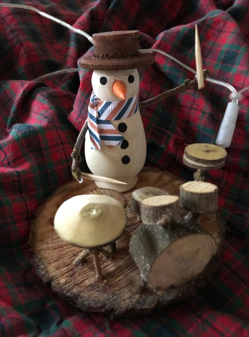 Bonhomme de neige batteur