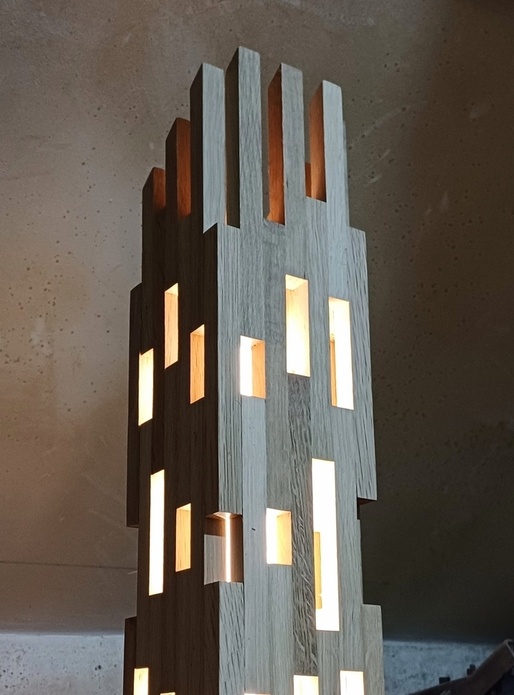 Lampe avec des chutes