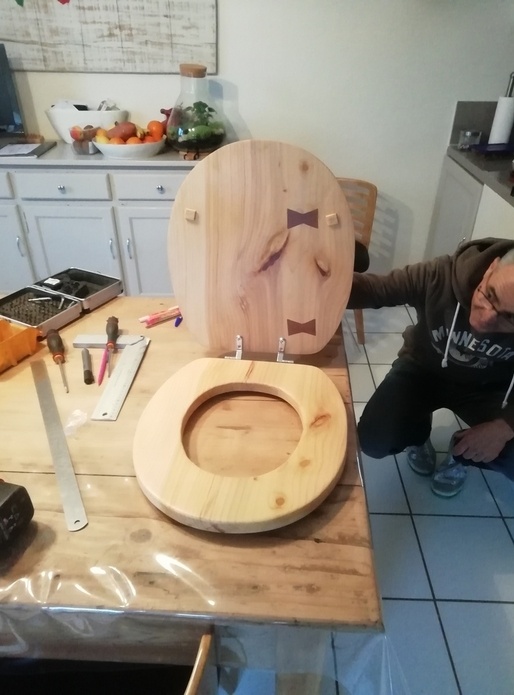 Lunette de wc en cèdre