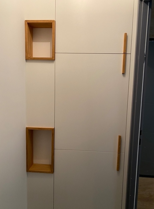 Placard encastré toilettes