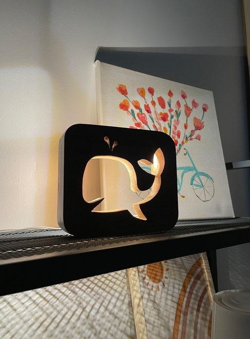 Lampe baleine