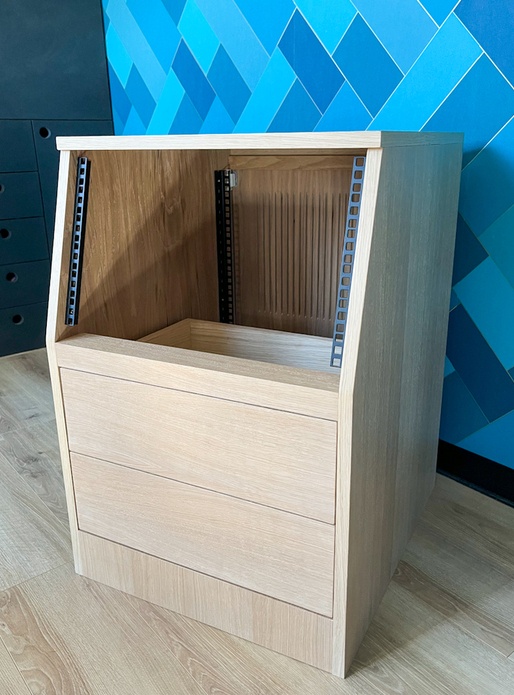 Rack 19" Studio en latté chêne