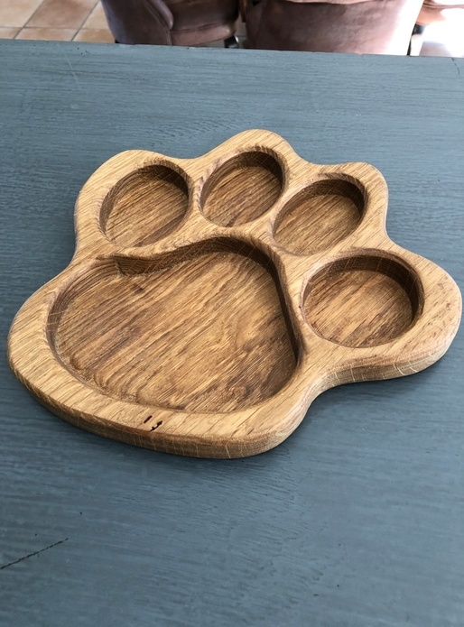 Plateau apéro Empreinte Patte de chien