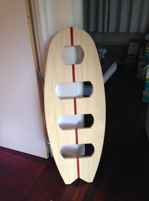 Planche de surf échelle