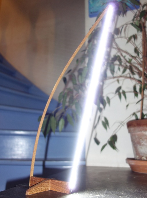 Prototype d'une "lampe harpe"