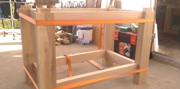 Fabrication d'un établi roubo