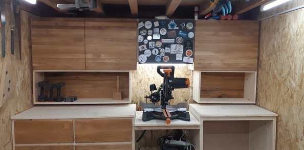 Miter saw station