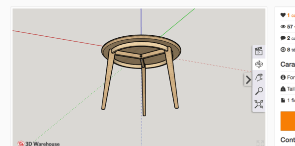 Affichage 3D directement dans les plans ?