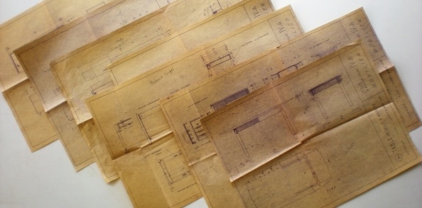 Plans de mobilier 1950