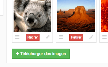 Téléchargement multiple d'images