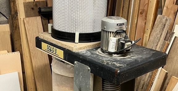 Changement filtre aspirateur à copeaux LUREM Solo 8