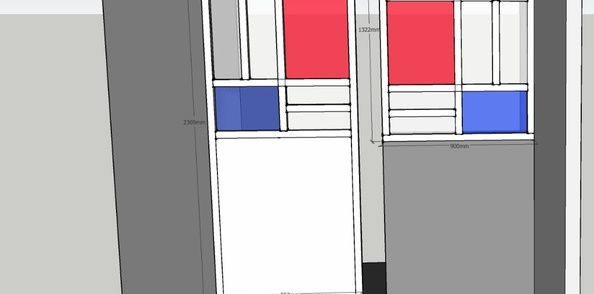 Projet de verrière inspiration Mondrian