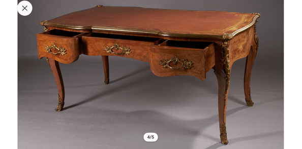 Restauration d’un bureau Louis 15