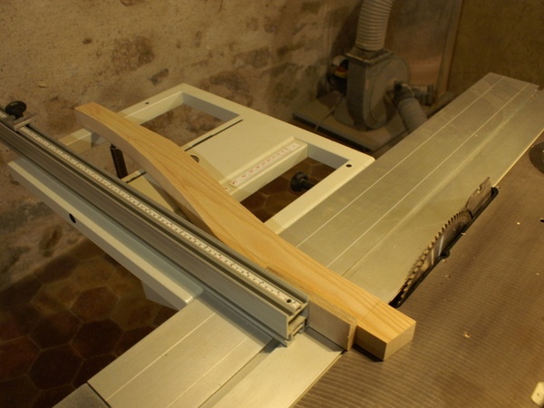 Coupe de l'extrémité