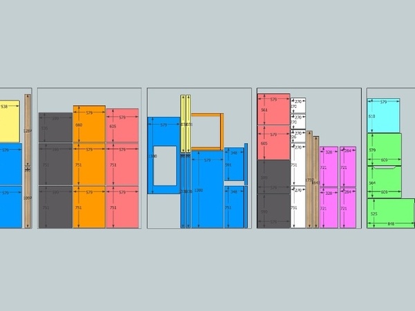 Organisation de les découpe des panneaux de CP