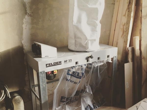 Aspirateur FELDER AF-22 installé