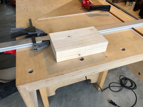 Mise en place de la butée pour limiter l'excursion à gauche