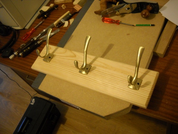 Nouvel essai à blanc, cette fois avec la finition huilée terminée.