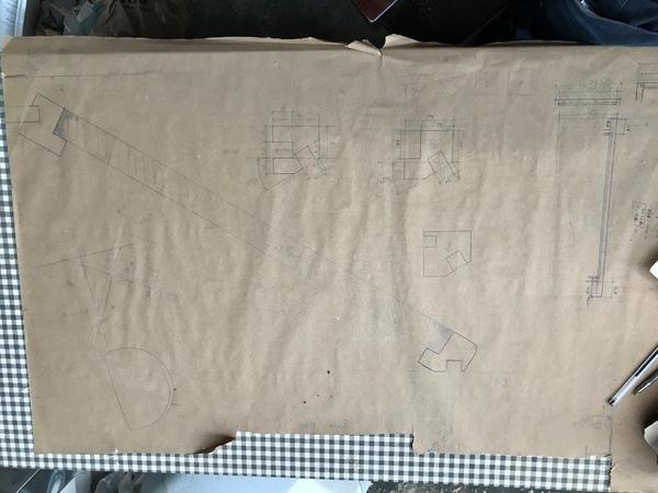 La feuille utilisée pour la prise de cotes