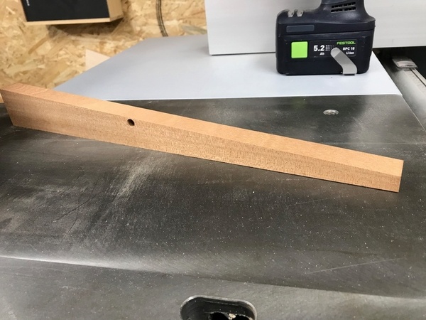 Pièce vrillée sur la pointe