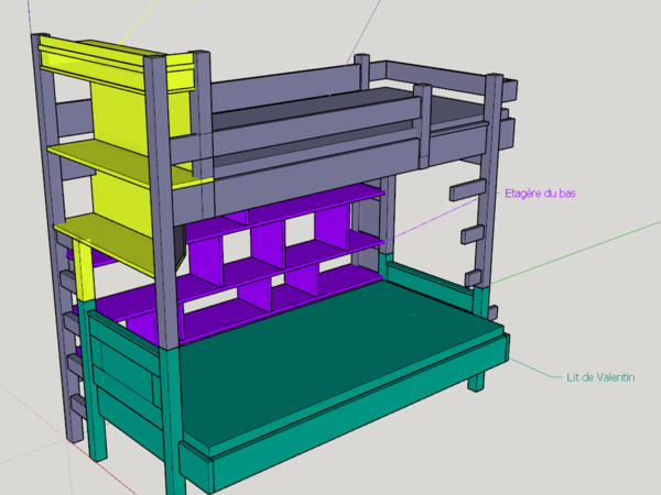 un ensemble segmenté en 4