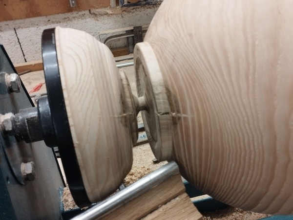 Le bol juste avant séparation