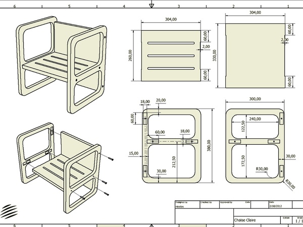 Plan coté - source Openfab.be