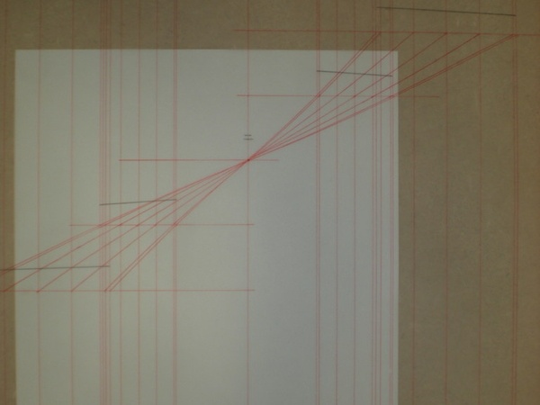 Lignes de niveaux et gauche du dessous