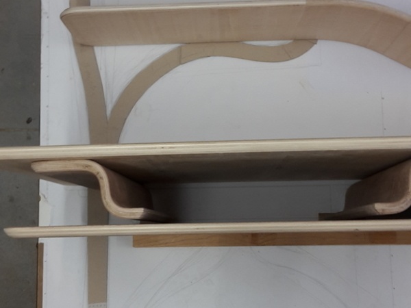 gabarits en carton du futur pied arrière