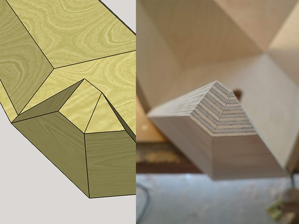 Comparaison Sketchup / réalité