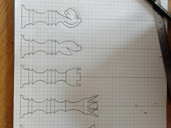 Plan des pièces, seule la tour a été changée par rapport au plan.