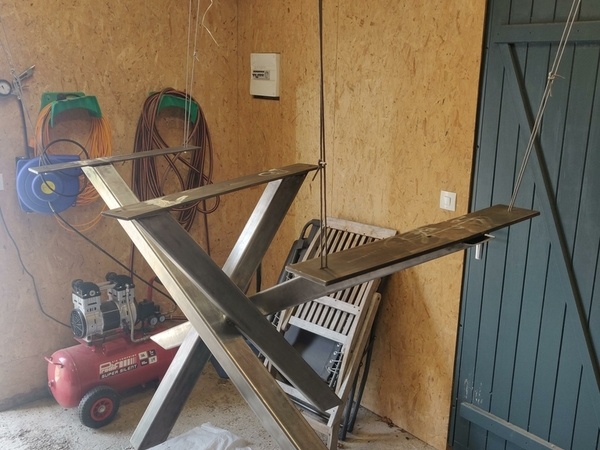 Piètement prêt pour la peinture