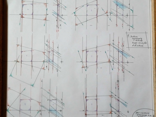 PLAN D sections rayonnantes du volume capable