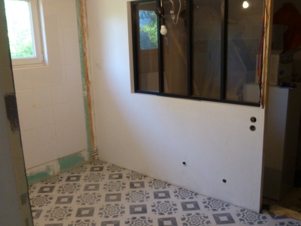 Tout ça pour ca...faire une verrière d'atelier, cadre bois (sapin)