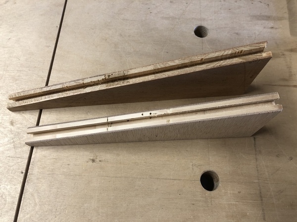 Travers-fil en haut. C'est moche, mais bon...