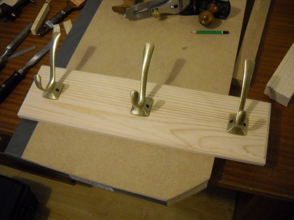 Essai à blanc avec la planche poncée et chanfreinée