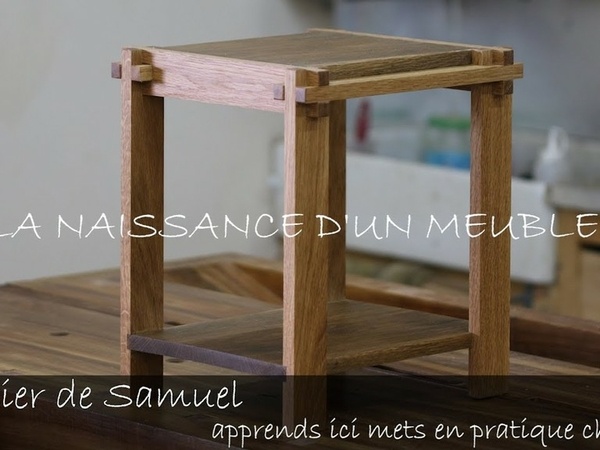 Table de nuit proposée par Samuel