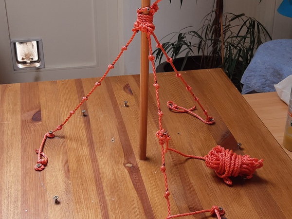 Ma maquette (le sol est en pente)