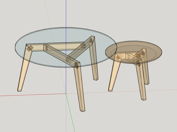Version Sketchup avec les assemblages