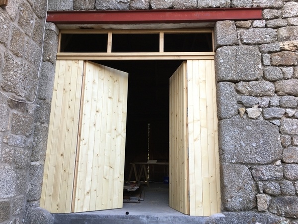 Le bloc fenêtre en place