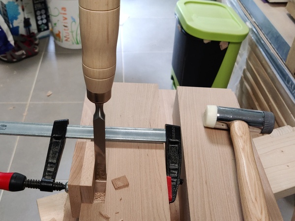 Mon bédane tordu et son guide